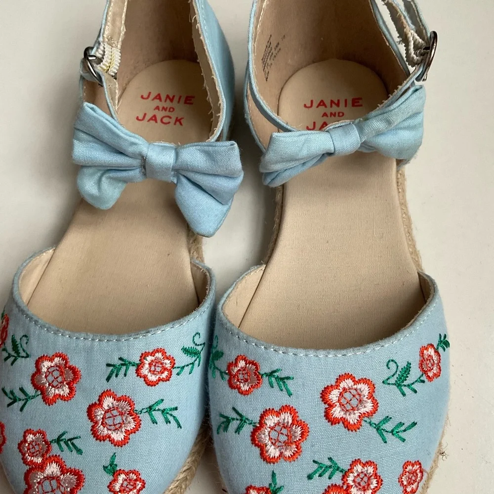 Janie and Jack Embroidered Espadrille
