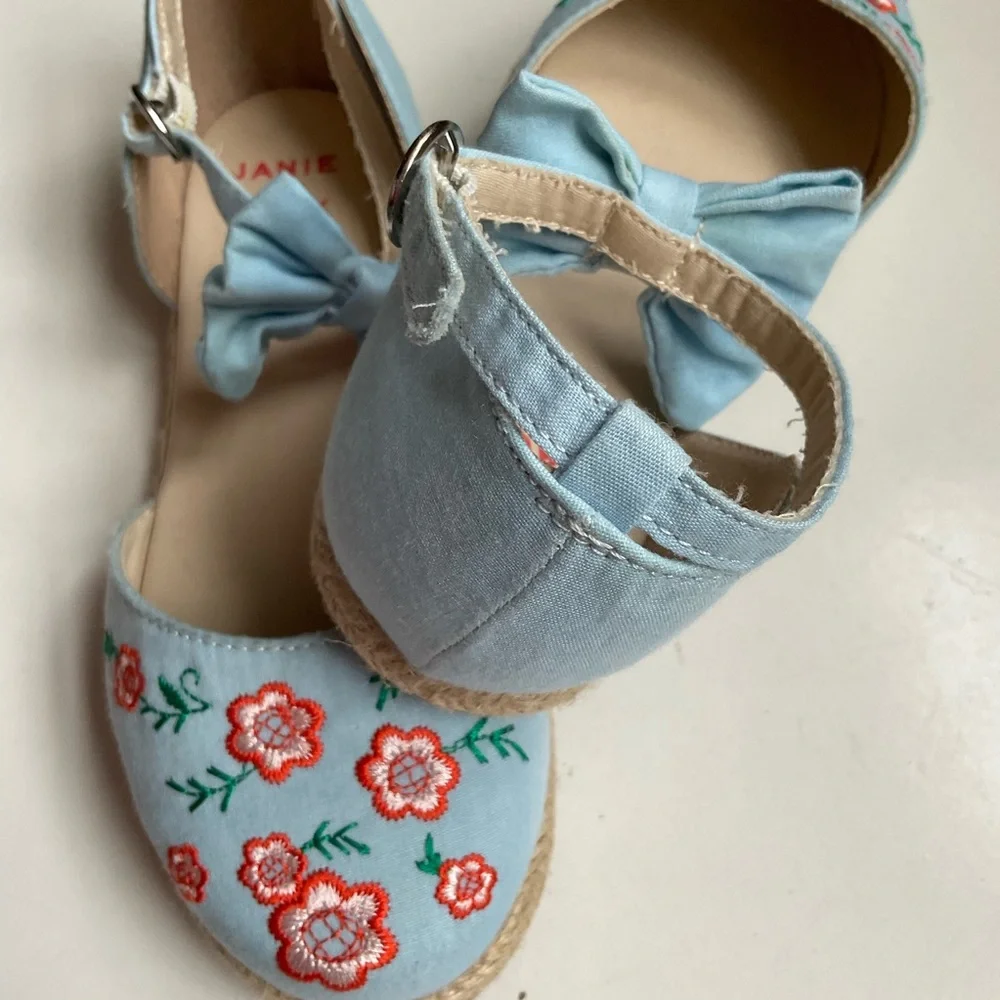 Janie and Jack Embroidered Espadrille