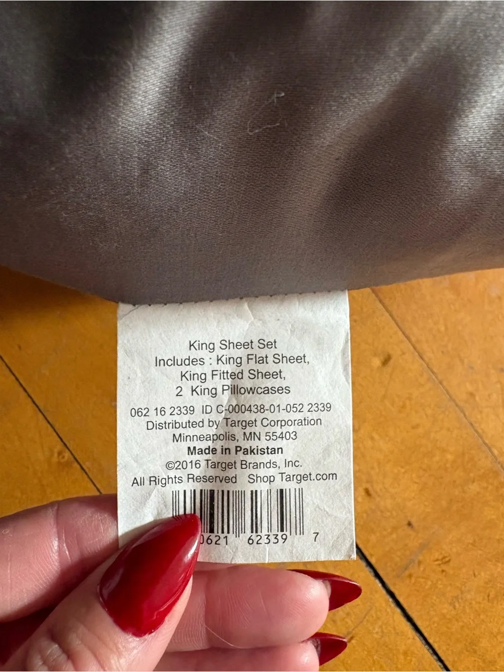 gray threshold king size sheets