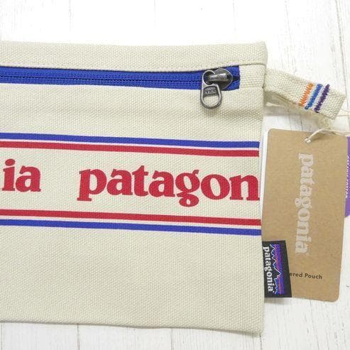 Patagonia Zippered Pouch Park Stripe Graphic