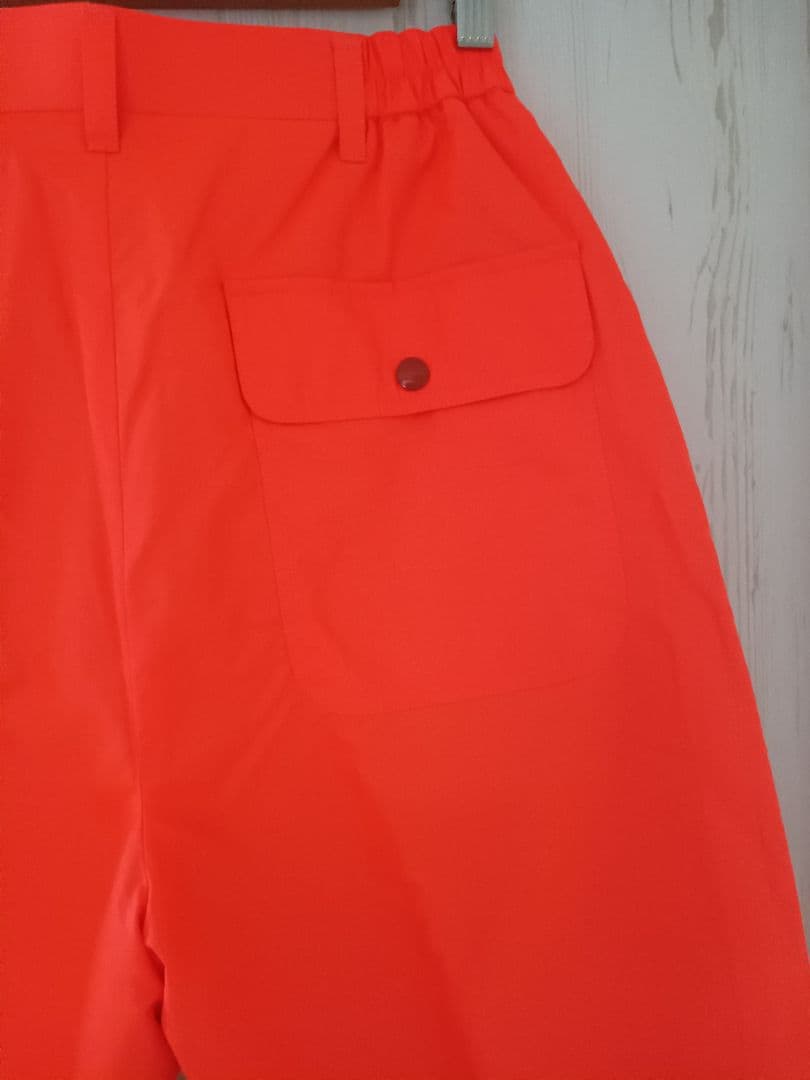 Kurodaruma Fluorescent Orange Insulated Work Pants, Size M