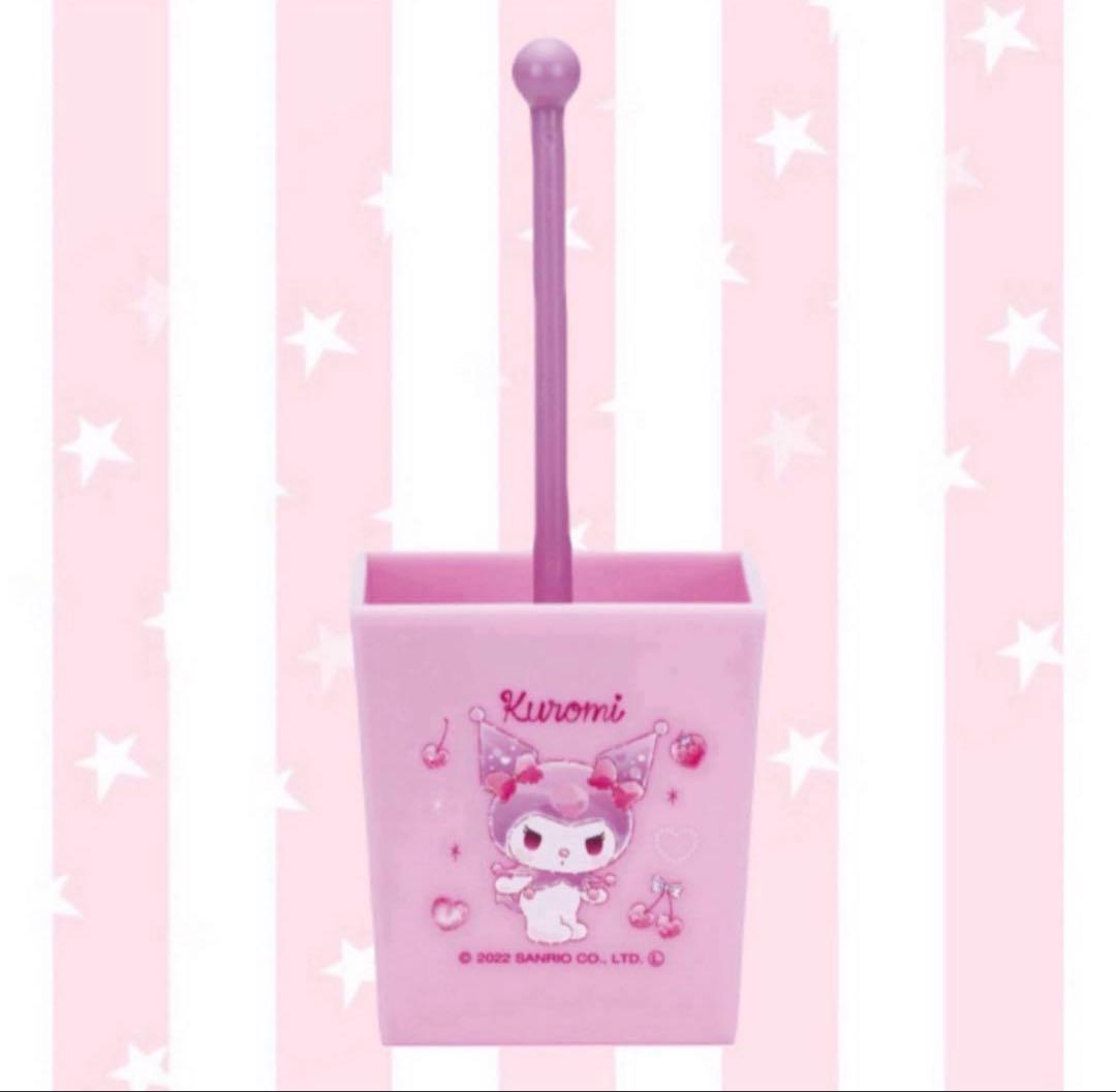 New Kuromi Compact Pen Stand Pen Holder Skater Pink Convenient